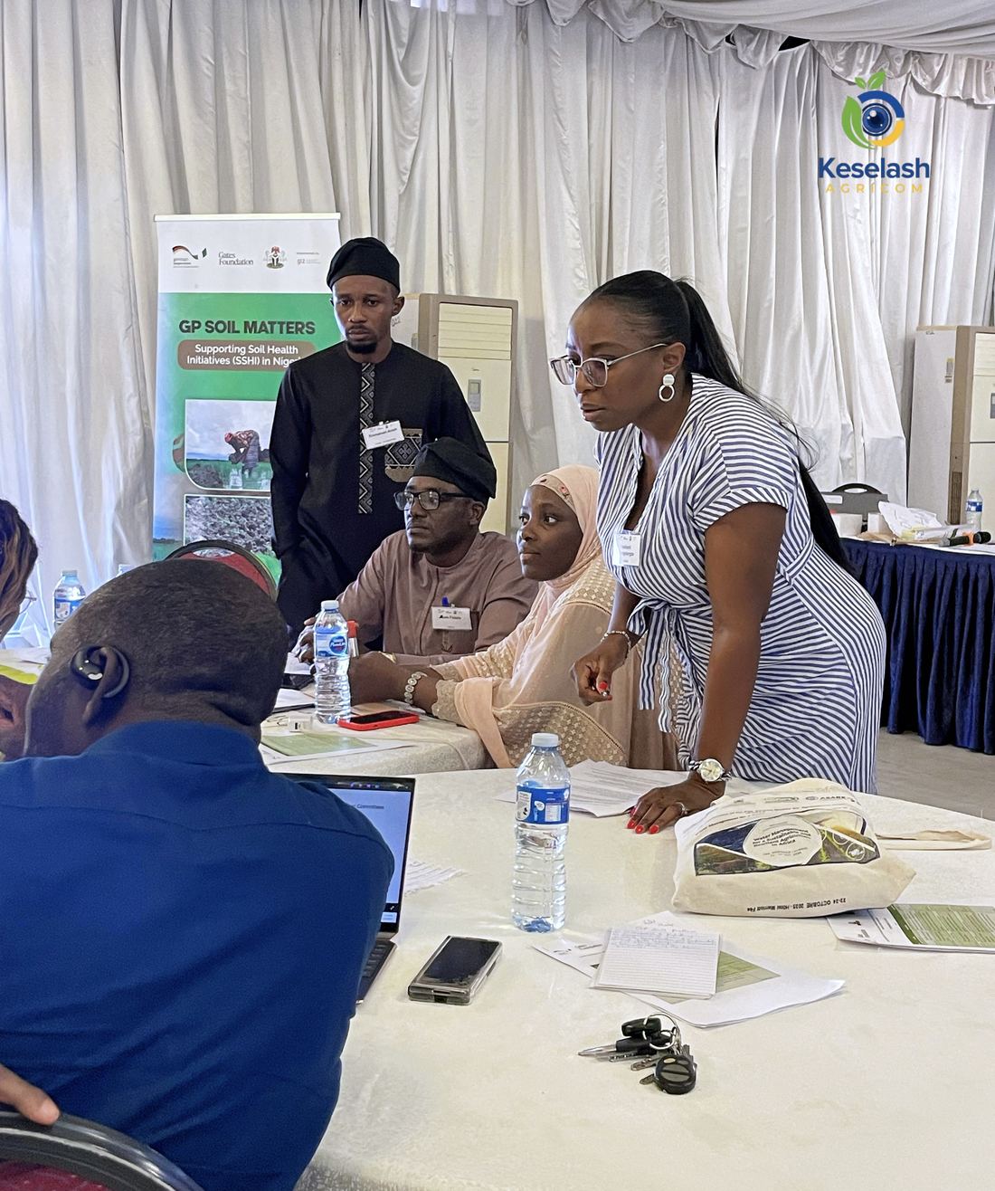 Facilitating a working session at the GP Soil Matters workshop